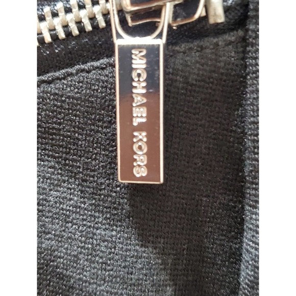 Michael Kors Womens Gray Leopard Print Polyester Side Zipper Pencil Skirt Size 6 - Picture 5 of 12